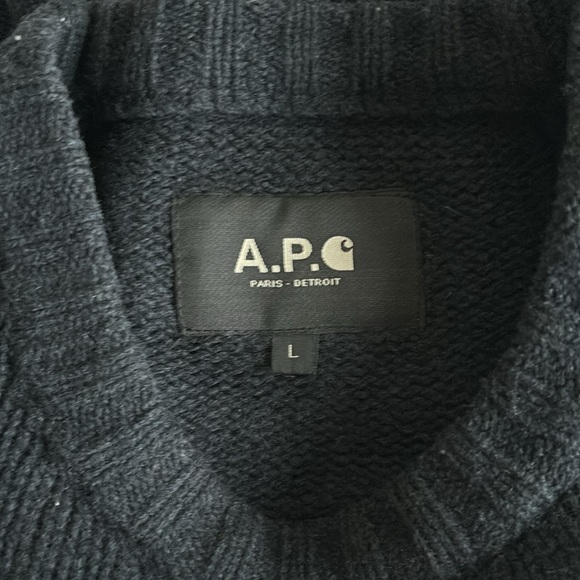 A.P.C x Carharrt collab commando sweater - Picture 4 of 5